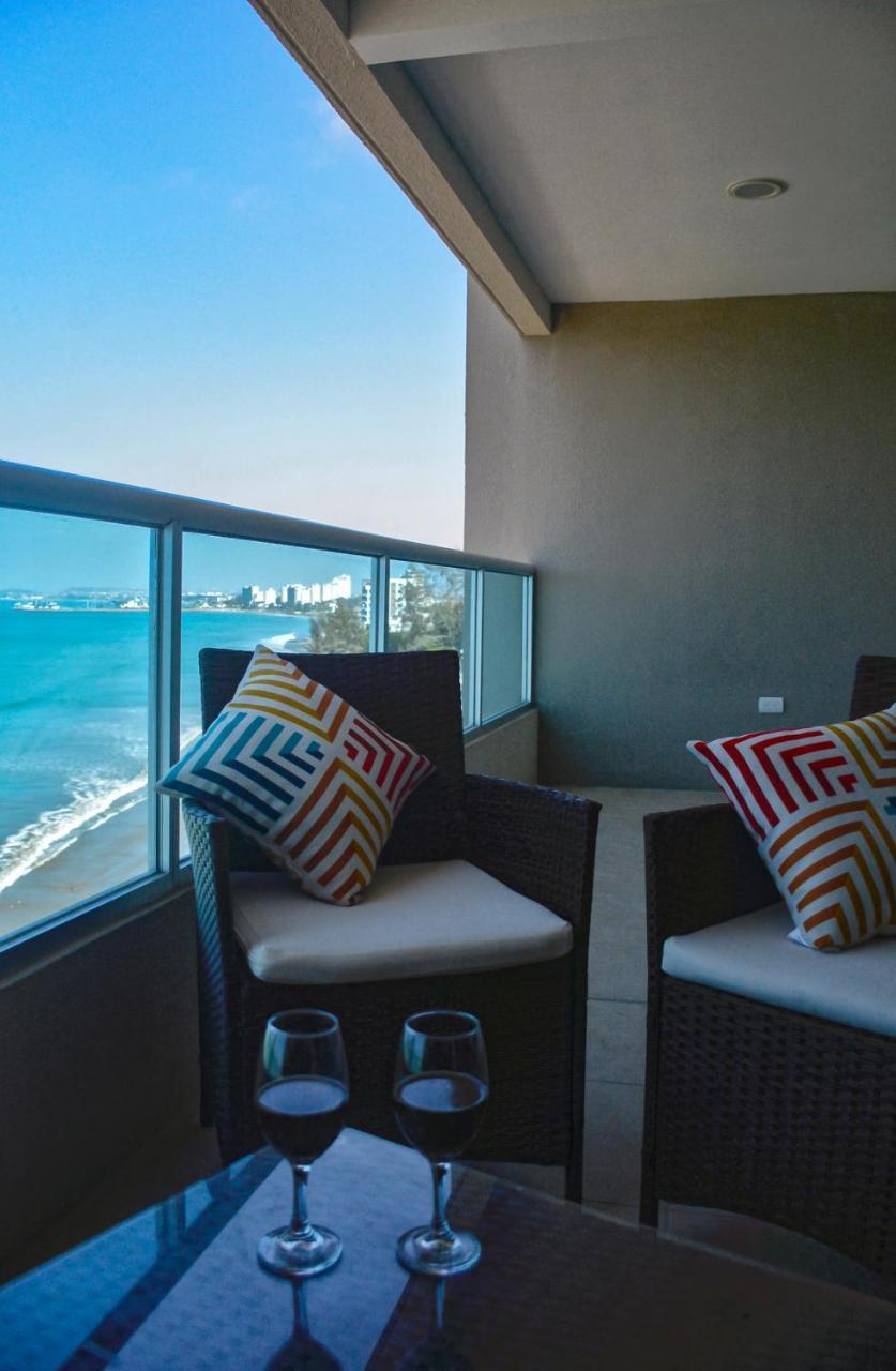 살리나스 Lindo Departamento Al Pie De Playa Edificio Torre Oceanica 아파트 외부 사진