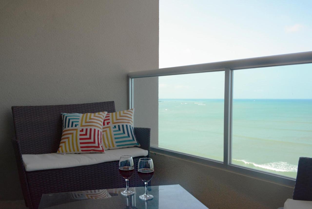 살리나스 Lindo Departamento Al Pie De Playa Edificio Torre Oceanica 아파트 외부 사진