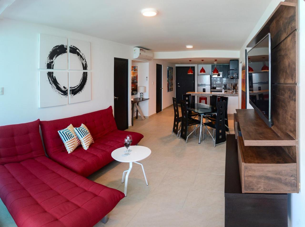 살리나스 Lindo Departamento Al Pie De Playa Edificio Torre Oceanica 아파트 외부 사진